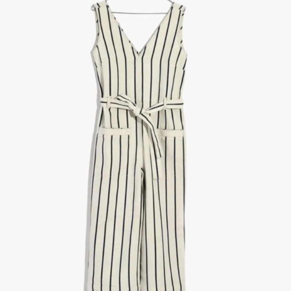 Madewell Striped Pull-On Jumpsuit - Picture 5 of 6